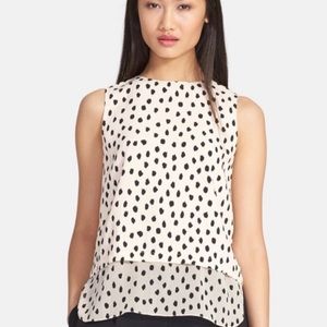 Kate Spade Layered Leopard Spotted Tank